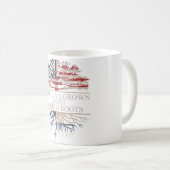 Mug racines finnoises américaines (Devant droit)
