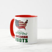 Mug Racines hongroises américaines (Devant gauche)