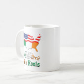 Mug Racines irlandaises américaines (Devant gauche)