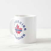 Mug Racines norvégiennes canadiennes (Devant gauche)