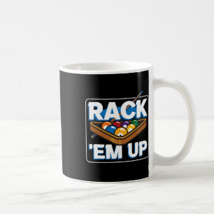 Mug Rack Em Up Stick Player Sports Chalk Game Pool