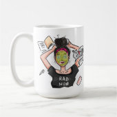Mug Rad Maman's Day Off Illustration Maman (Gauche)