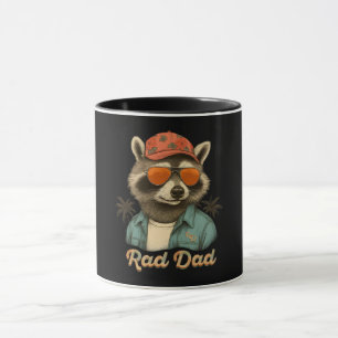 Mug Rad Papa Drôle Bonne Fête des pères Vintage