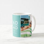 Mug Rad Papa Fête des pères Photo Collage (Devant droit)