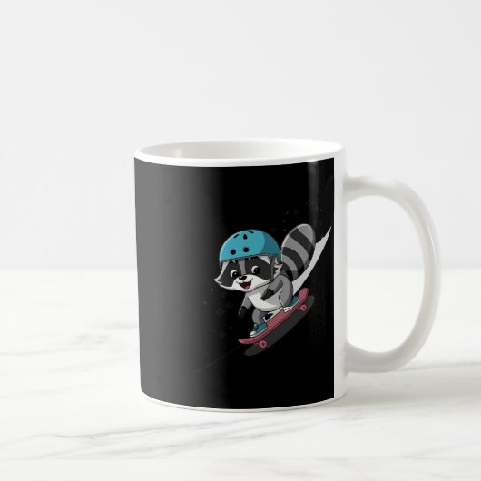 Mug Rad Rocket Raccoon Star du Skateboard (Droite)