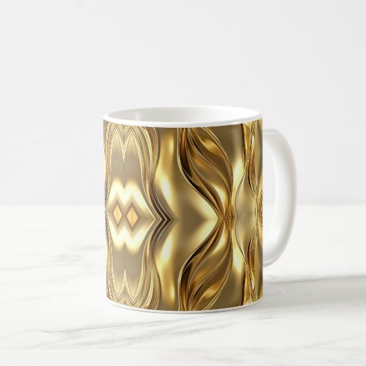 Mug Radiant Golden Pattern (Devant droit)