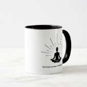 Mug Radiant Meditation Silhouette (Devant droit)