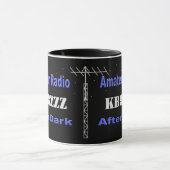 Mug Radio amateur faite sur commande après l'obscurité (Centre)