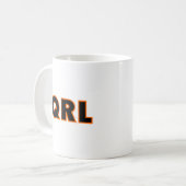 Mug Radio jambon amateur QRL (Devant gauche)