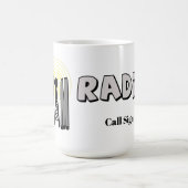 Mug radio jambon avec répéteur et indicatif d'appe (Centre)