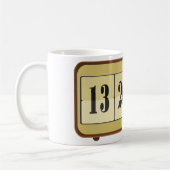 Mug Radio rétro-horloge (Gauche)