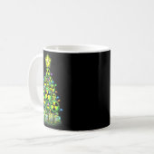 Mug Radioactive Christmas Tree Graphic Nuclear Warning (Devant gauche)
