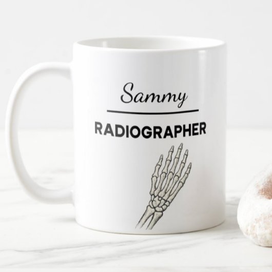 Mug RADIOGRAPHER Personalized Name X-Ray Tech Gift