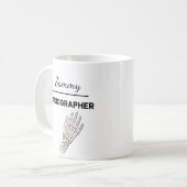 Mug RADIOGRAPHER Personalized Name X-Ray Tech Gift (Devant gauche)