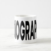 Mug RADIOGRAPHER Typographie noire (Centre)