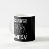 Mug Radiologie Drôle Pour Les Femmes Maman Squelette X (Devant gauche)