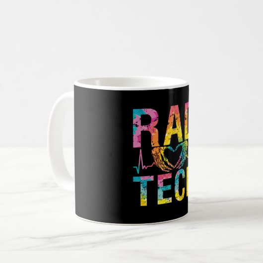 Mug Radiologie Tech Rad Tech Technologue en médecine X (Devant gauche)