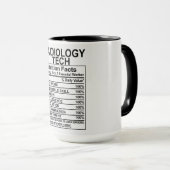 Mug Radiologie Technologie Nutrition Fiches (Devant droit)