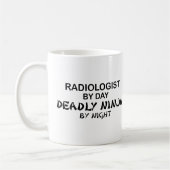 Mug Radiologue Ninja mortel par nuit (Gauche)