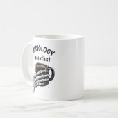 Mug RADIOLOGY Breakfast Coffee Skeleton Hand (Devant gauche)