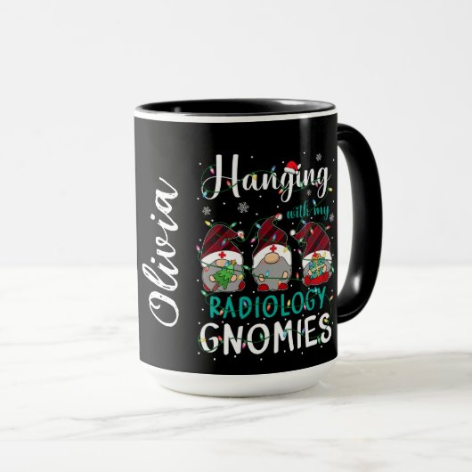 Mug Radiology Gnomies Christmas (Devant droit)