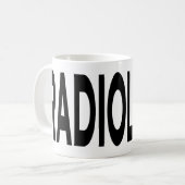 Mug RADIOLOGY Typography Medical Imaging Gift (Devant gauche)