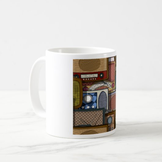 Mug Radios vintages (Devant gauche)