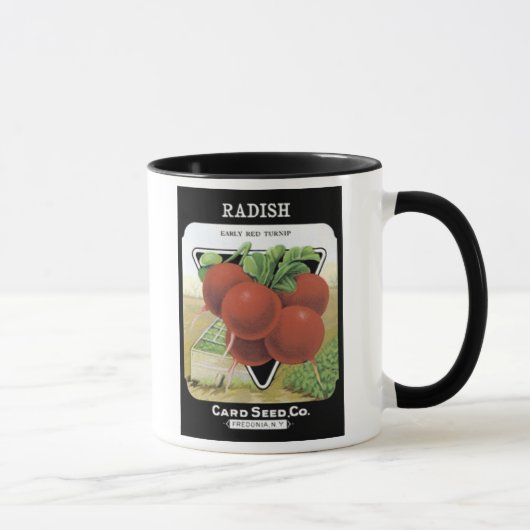 Mug Radish Early Red Turnip Card Seed Co (Droite)