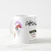 Mug Radiskull et café de poupée de diable avec des (Devant gauche)