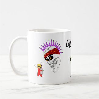 Mug Radiskull et café de poupée de diable avec des