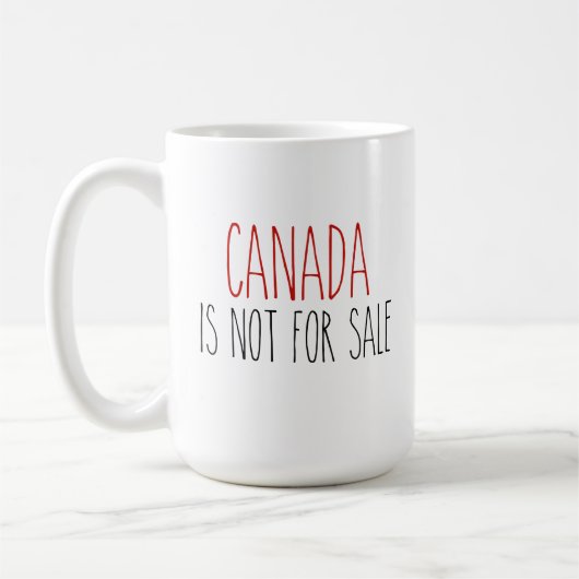 Mug RAE DUNN Inspiré Canada n'est pas à vendre (Gauche)
