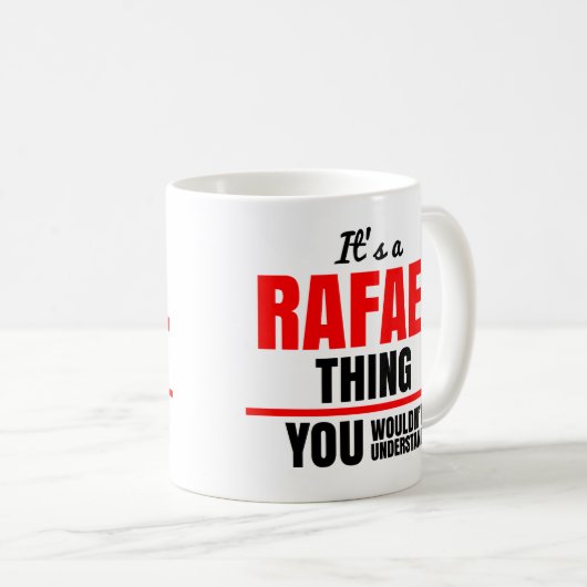 Mug Rafael chose que vous ne comprendriez pas nom (Devant droit)