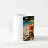 Mug "Rafraîchir les vibrations de mojito de pastèque" (Devant gauche)
