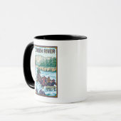 Mug Rafting en eau blanche - Green River, Washington (Devant gauche)