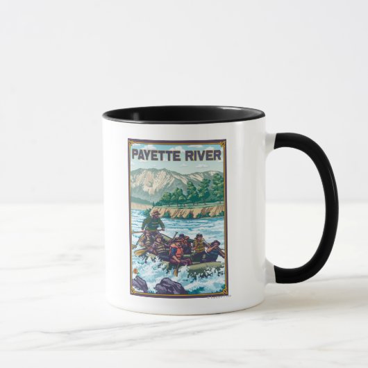 Mug Rafting en eau blanche - rivière Payette, Idaho (Droite)