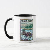 Mug Rafting en eau blanche - Rivière Rogue, Oregon (Gauche)