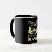 Mug Rafting River Life Parce Que Plages Kayak Paddle (Devant gauche)