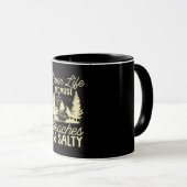 Mug Rafting River Life Parce Que Plages Kayak Paddle (Devant droit)