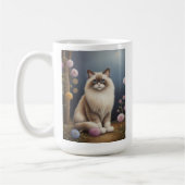 Mug Ragdoll Chat dans Jardin Fluffy Animaux de compagn (Gauche)