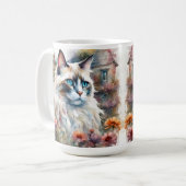 Mug Ragdoll Chat en anglais Garden (Devant gauche)