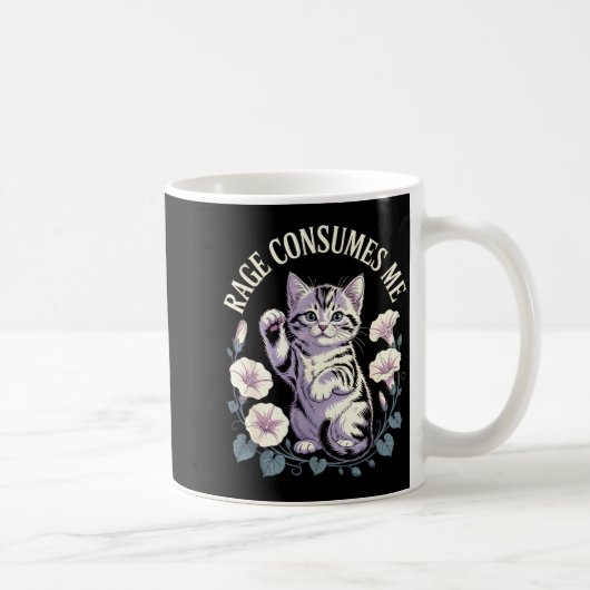 Mug Rage Consumes Me Cute Kitten  (Droite)