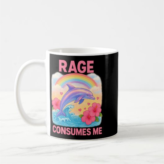 Mug Rage Consumes Me Dolphin  (Gauche)