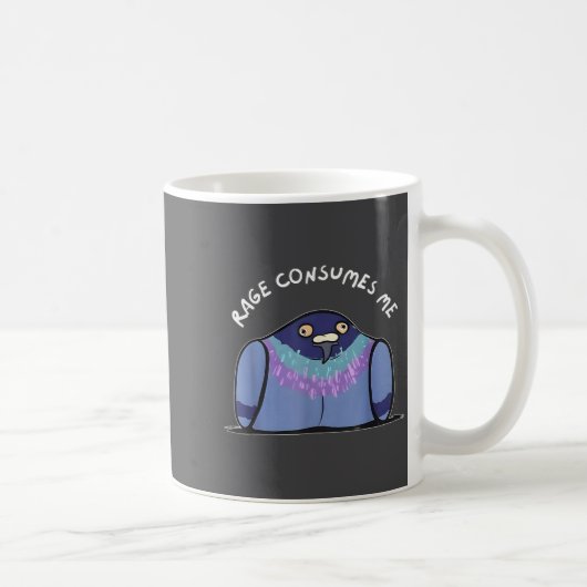 Mug Rage Consumes Me Funny Geon Meme Hand Drawn  (Droite)
