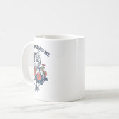 Mug Rage me consomme fleur de chat mignonne Kitty chat (Devant gauche)