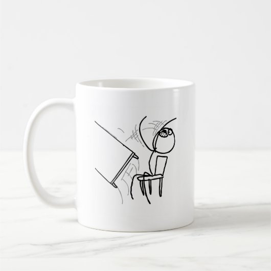 Mug Rage Meme de secousse de bureau (Gauche)