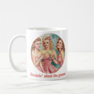 Mug Ragot sur le marié Retro Demoiselles d'honneur