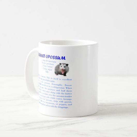 Mug Ragoût d'opossum (Devant gauche)