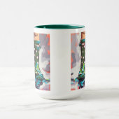 Mug Rain boots Painting  - Children's Room Decor (Centre)