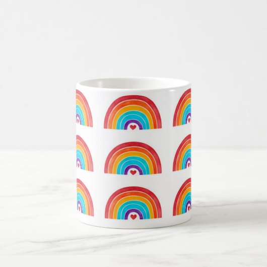 Mug Rainbow - Ajouter votre nom (Centre)