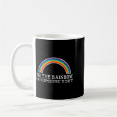 Mug Rainbow Ally Pride Good Vibe Mental Health Motivat (Gauche)